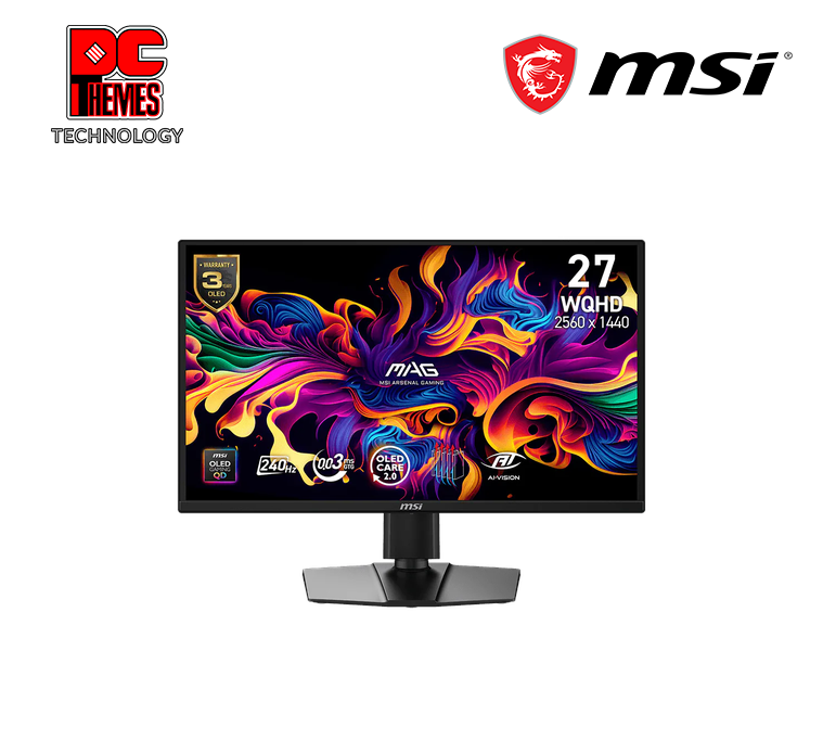 MSI MAG 272QP QD-OLED X24 2560x1440 (WQHD) Flat 240Hz Monitor